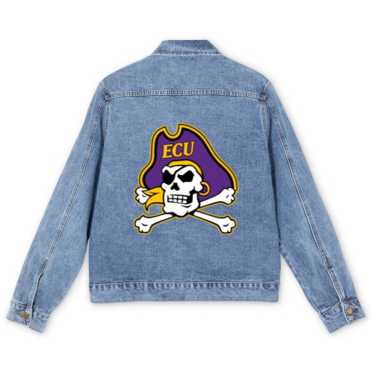 Discover East Carolina-Pirates-Logo Men's Denim Jackets