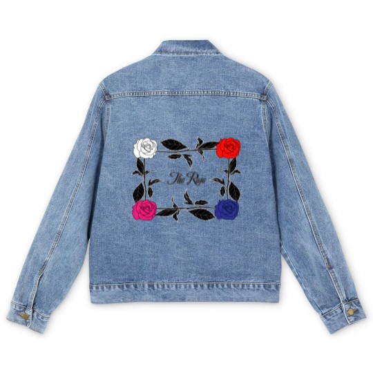 Discover The Rose Kpop Band Men's Denim Jackets