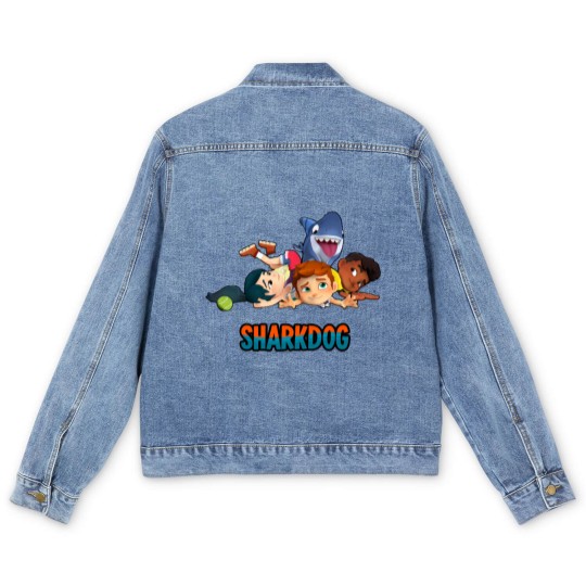 Discover Sharkdog Netflix animationSharkdog Netflix animation Men's Denim Jackets