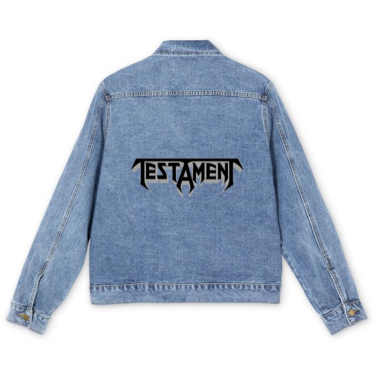 Discover Testament Unisex Men's Denim Jackets: Logo