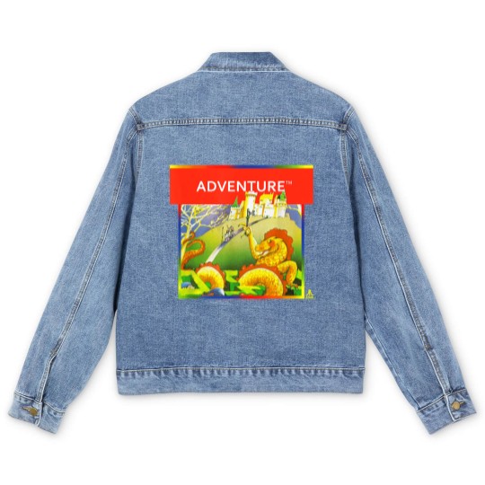 Discover Atari Adventure Box Art Men's Denim Jackets
