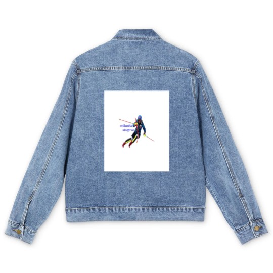 Discover Mikaela Shiffrin Graphic Men's Denim Jackets