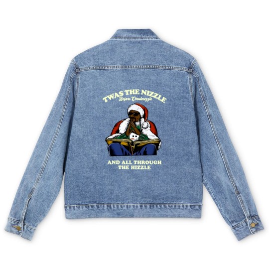 Discover Snoop dogg Christmas Men's Denim Jackets Men's Denim Jackets