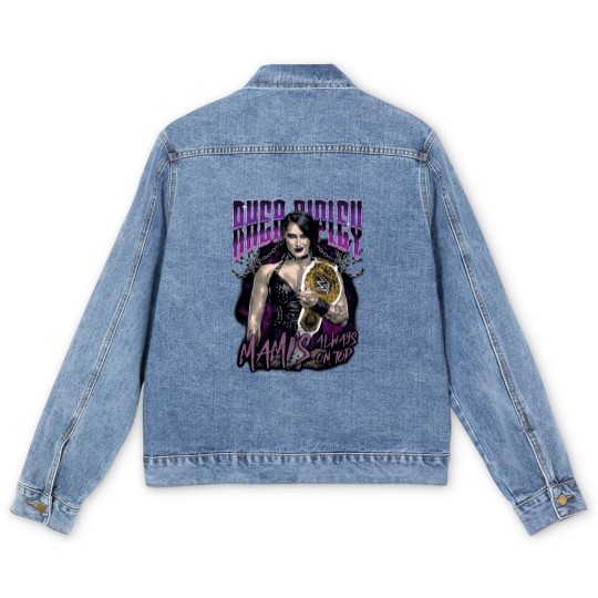Discover Rhea Ripley Vintage Wrestling Men's Denim Jackets