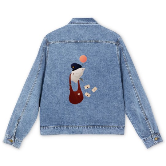 Discover Final Fantasy XIV - Delivery Moogle Men's Denim Jackets
