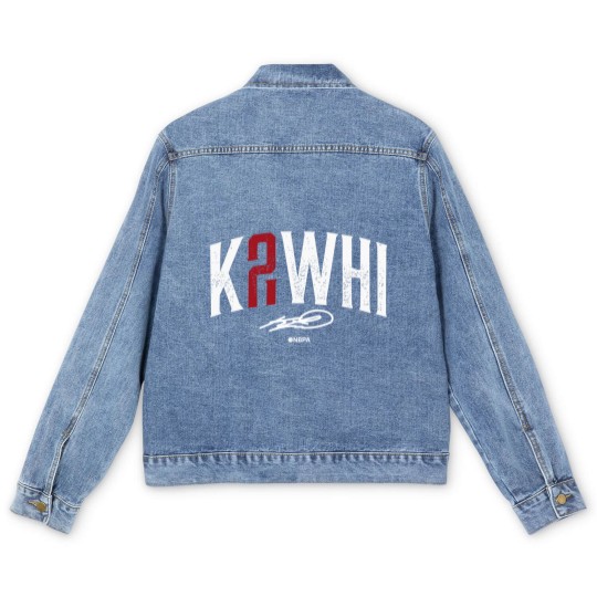Discover Kawhi Leonard Kawhi Leonard Name Number Men's Denim Jackets