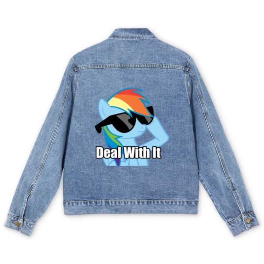 Discover Rainbow Dash Classic Men's Denim Jackets