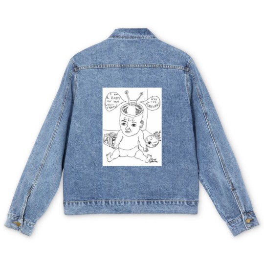 Discover Daniel Johnston Drawing Men's Denim Jackets