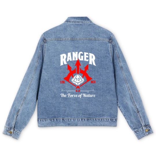 Discover D&D Character Class Ranger Men's Denim Jackets