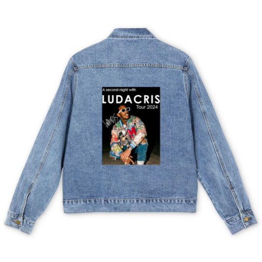 Discover Ludacris TOUR Second Night 2024 Gift For Fans Men's Denim Jackets