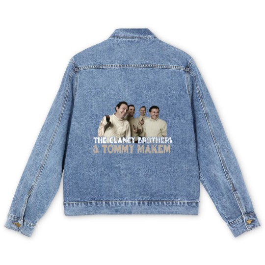 Discover The Clancy Brothers & Tommy Makem Retro Fan Art - Clancy Brothers Tommy Makemm - Men's Denim Jackets