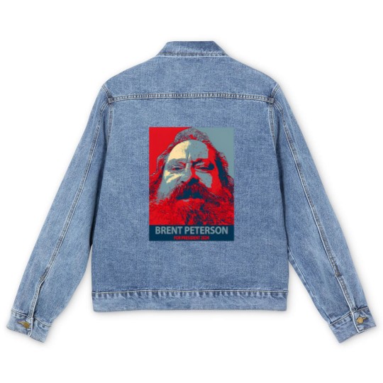 Discover Vote Brent Peterson 2024! Men's Denim Jackets