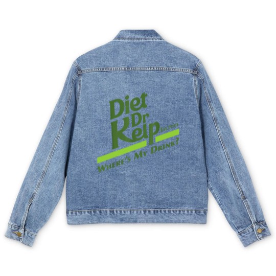Discover Diet Dr Kelp Wheres My Drink 90s Meme Men's Denim Jackets