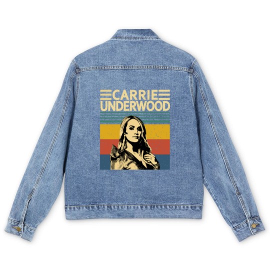 Discover Carrie Underwood Men's Denim Jackets, Carrie Underwood Gift Men's Denim Jackets