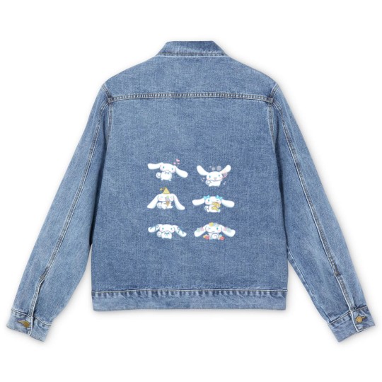 Discover Cinnamoroll Sanrio Pattern Men's Denim Jackets