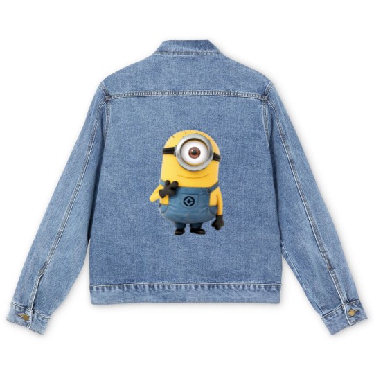 Discover Minion Mayhem: Men's Denim Jackets unleashed with the most loved minion
