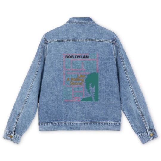 Discover Bob Dylan Like A Rolling Stone Men's Denim Jackets