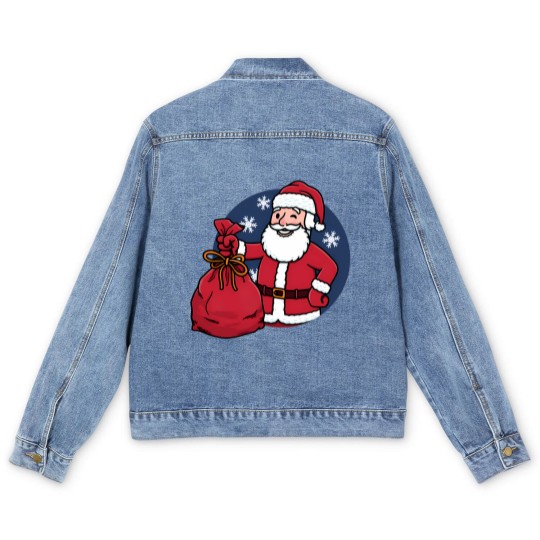 Discover Vault Santa - Falllout - Men's Denim Jackets