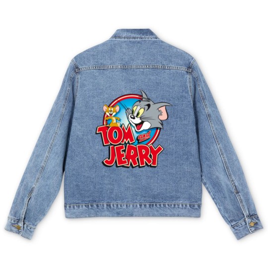 Discover Tom And Jerry Cartoon Men's Denim Jackets