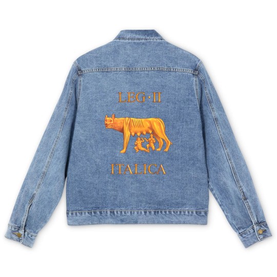 Discover 2nd Roman Legion II Italica Men's Denim Jackets