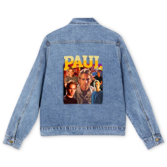 Discover Paul Walker Men's Denim Jackets, Paul Walker Men's Denim Jackets, Paul Walker Fan Men's Denim Jackets, Paul Walker Fan Gift