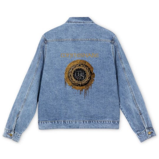 Discover Whitesnake logo The old Whitesnake Whitesnake logo brand Whitesnake Men's Denim Jackets
