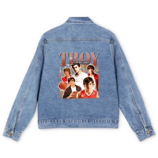 Discover Troy Bolton 90's Men's Denim Jackets, Troy Bolton Bootleg Tees, Troy Bolton Fans Gifts