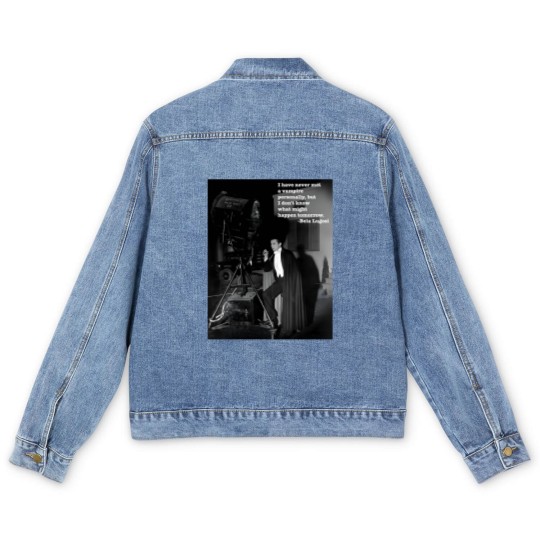 Discover Lugosi Vampire Quote - Lugosi - Men's Denim Jackets