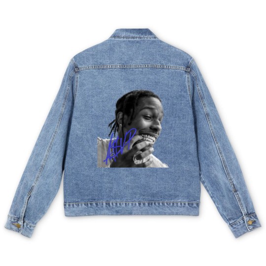 Discover ASAP Rocky Men's Denim Jackets, asap Graphic Men's Denim Jackets, Rocky Merch