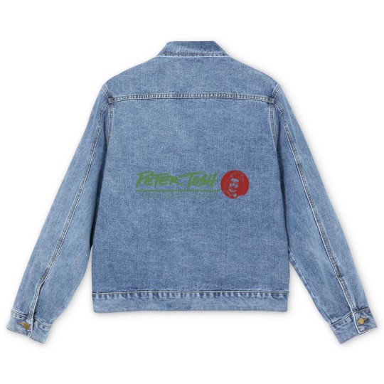 Discover Peter Tosh Legacy Reggae Activisme Musique Reggae Jamaïcain Men's Denim Jackets