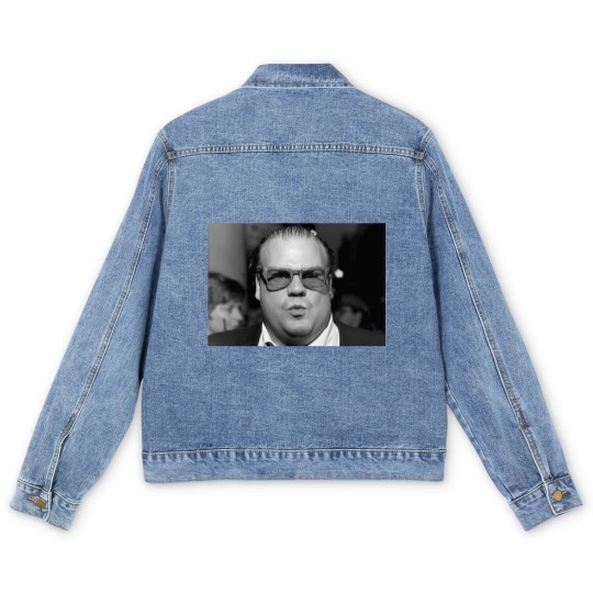 Discover Retro Chris Farley Men's Denim Jackets, Chris Farley Vintage Men's Denim Jackets