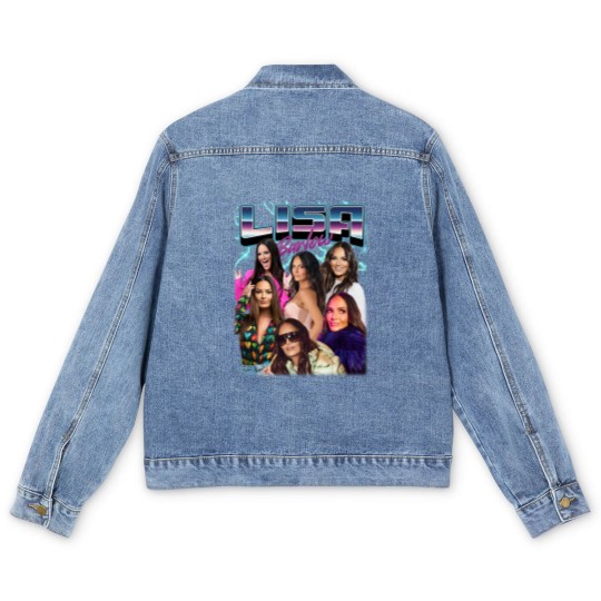 Discover 90s Vintage Men's Denim Jackets, Lisa Barlow, RHOSLC, The Real Housewives Men's Denim Jackets