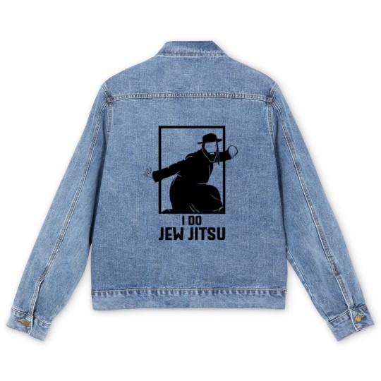 Discover I Do Jew Jitsu Men's Denim Jackets, I Know Jew Jitsu Men's Denim Jackets,