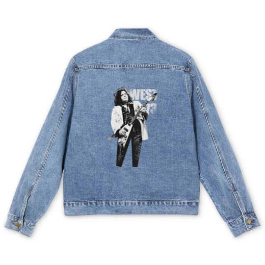 Discover Mountain - Leslie West 73 Men's Denim Jackets