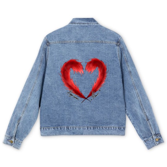 Discover Keigo Takami (Hawks) Heart - Hero Anime - Men's Denim Jackets