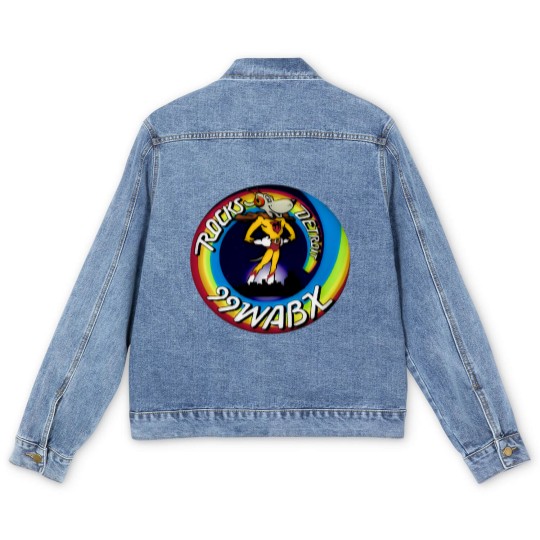 Discover RARE Vintage 1970s WABX Radio Station Detroit Rocks Men's Denim Jackets