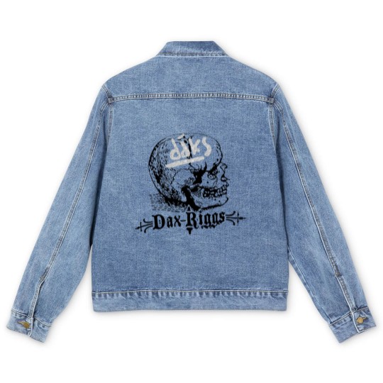 Discover Dax Riggs large red graphic Men's Denim Jackets