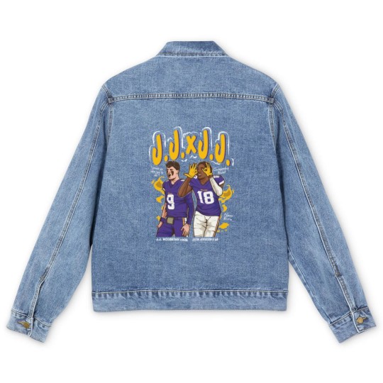 Discover Heavyweight Justin Jefferson x J.J. McCarthy "Championship Mindset" Crewneck Men's Denim Jackets