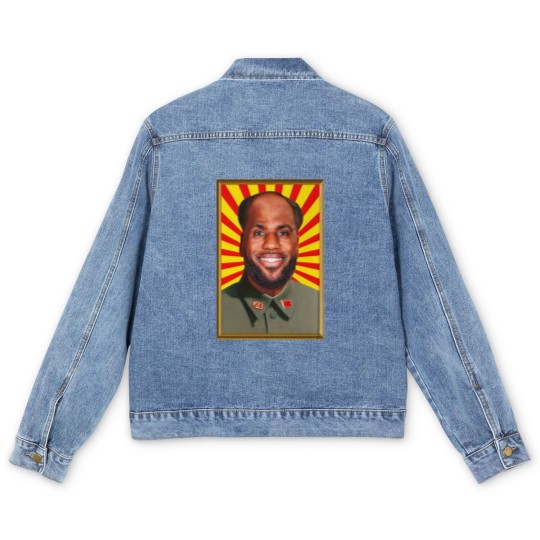 Discover Lebron James Chinese Communist Party Men's Denim Jackets