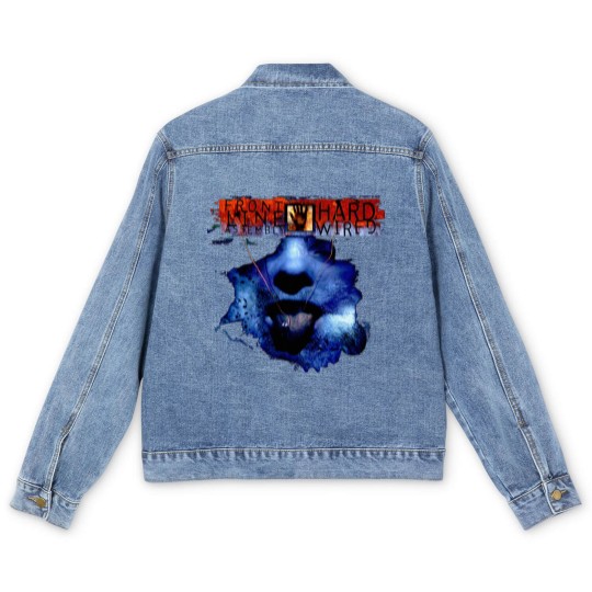 Discover front line assembly Men's Denim Jackets