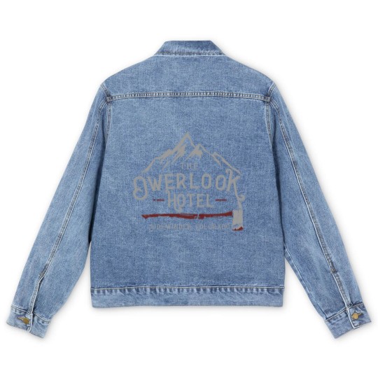 Discover The Shining Overlook Hotel Men's Denim Jackets, Movie Inspired ,The Shining Halloween Men's Denim Jackets
