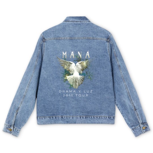 Discover MANA Drama Y Luz Tour Promo Concert Album Men's Denim Jackets