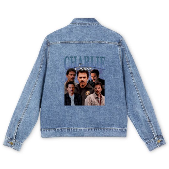 Discover Charlie Swan Vintage Washed Men's Denim Jackets,Retro Billy Burke Men's Denim Jackets
