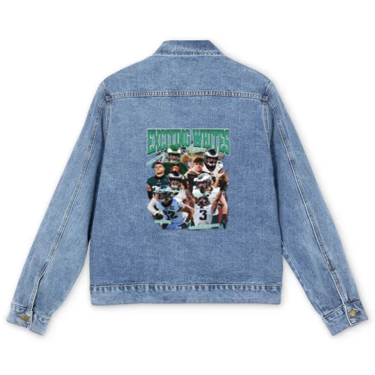 Discover Cooper DeJean Reed Blankenship Exciting Whites Men's Denim Jackets