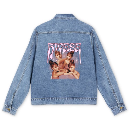 Discover Hwasa Retro Vintage Men's Denim Jackets, Hwasa Mamamoo Men's Denim Jackets