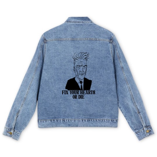 Discover Fix Your Hearts or Die - David Lynch - Men's Denim Jackets