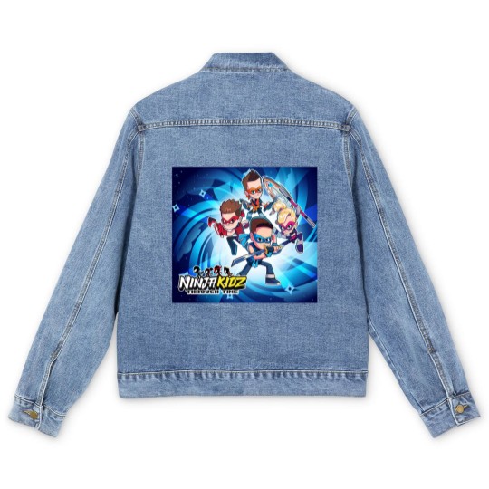Discover Ninja Kidz TV Merch for Kids(1)Ninja Kidz TV Merch for Kids Men's Denim Jackets