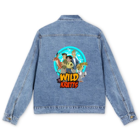 Discover Wild Kratts Birthday Men's Denim Jackets, Wild Kratts Theme Party, Personalized Men's Denim Jackets