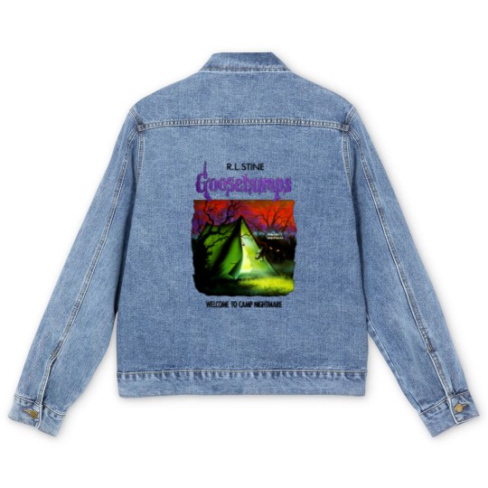 Discover Goosebumps - Welcome to Camp Nightmare  Men's Denim Jackets