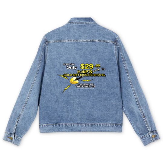Discover DR. AMP'S GOLD SHIT-DIGGING SHOVEL - Twin Peaks - Men's Denim Jackets